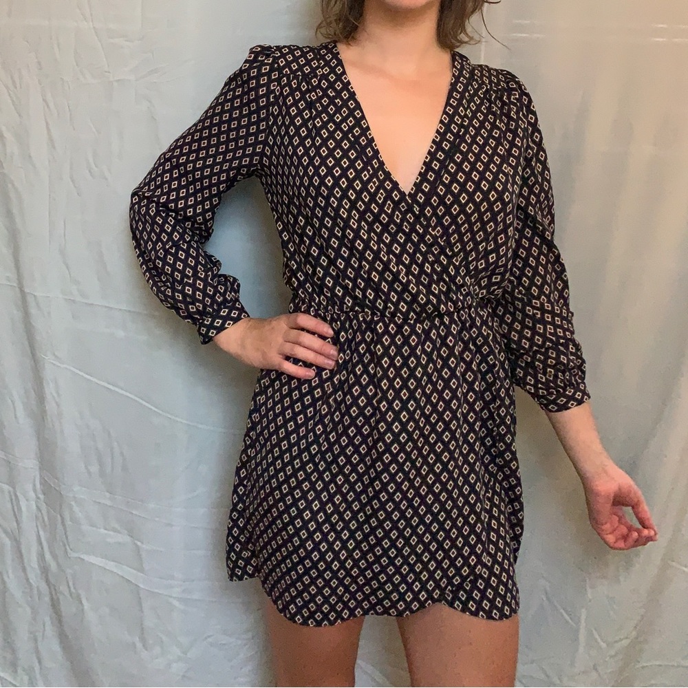 Honey Punch patterned mini dress